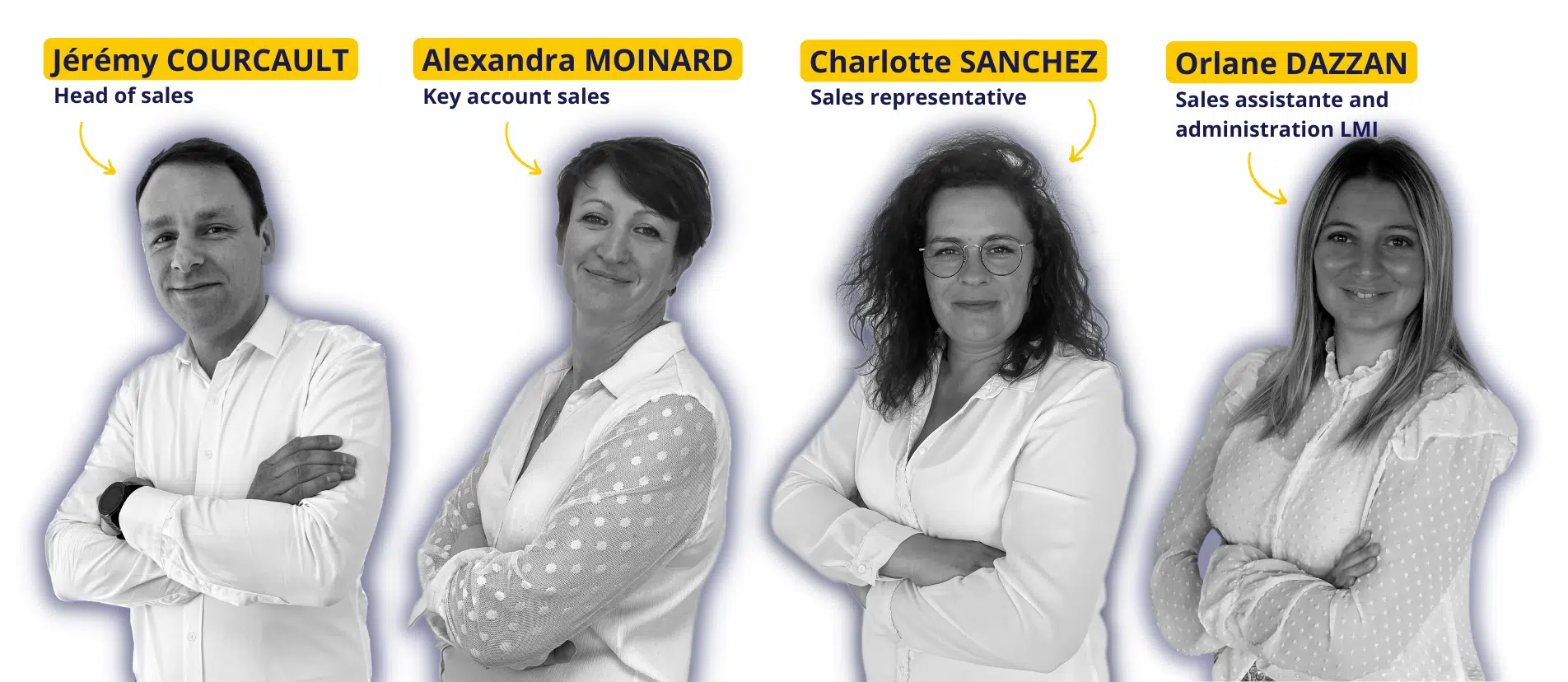 MAJ équipe commerciale - anglais